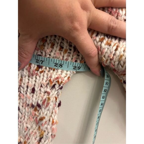 Lou & Grey Mixed Yarn Chunky Knit Sweater oversized XS/S Cozy Boho - Picture 7 of 8